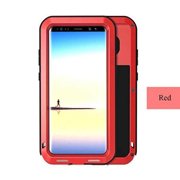 Samsung Galaksi Note 8 Case, aluminium Terbaru Ekstrim Anti Guncangan Weather Debu/Kotoran Tahan Tahan Case dengan Militer Berat Tugas Pelindung Case CINTA MEI Cangkang untuk samsung Galaksi Note 8 (Merah) -Internasional