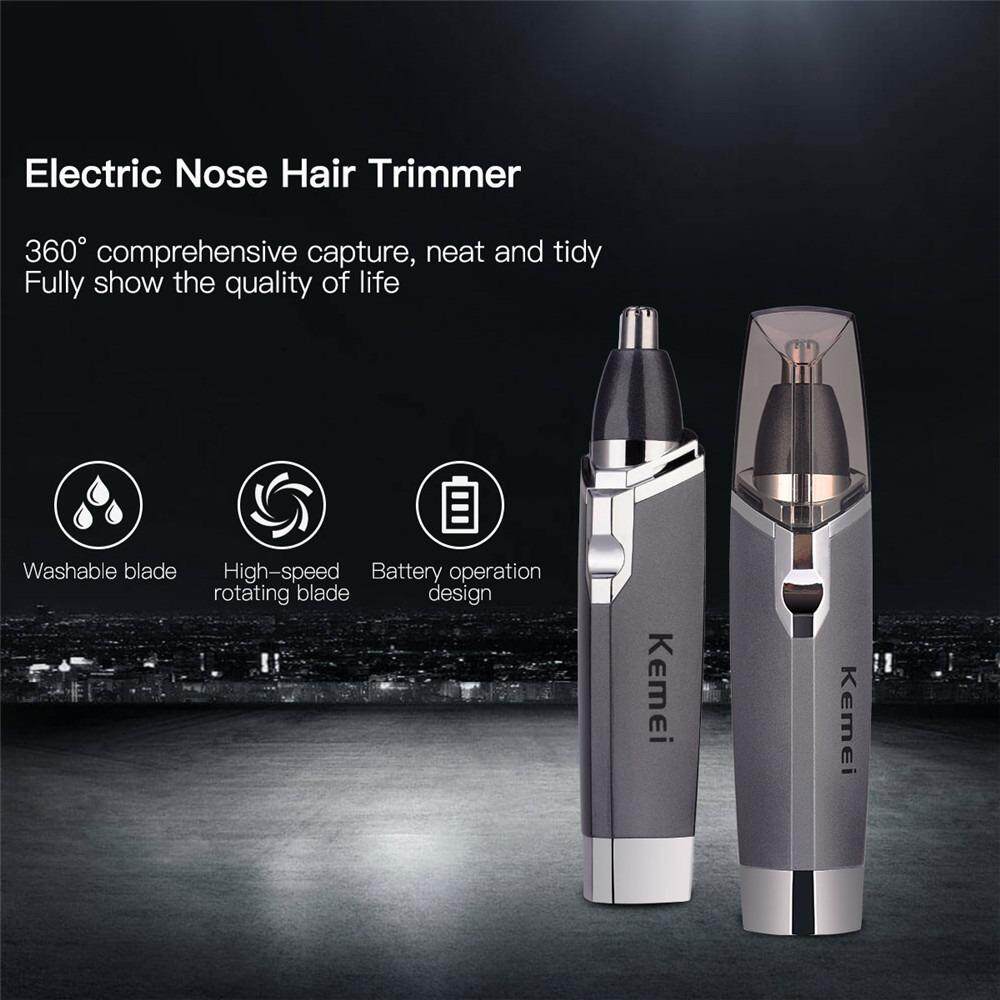 Portable Electric Nose Trimmer Battery Operation Ear Nose Hair Trimmer AERCS263HQ