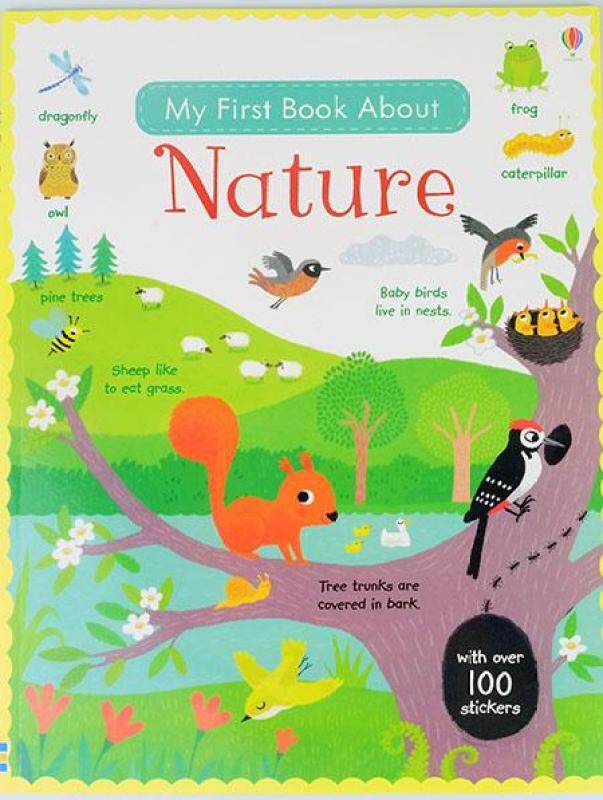 Usborne Sticker Book My First Book About - Nature Malaysia