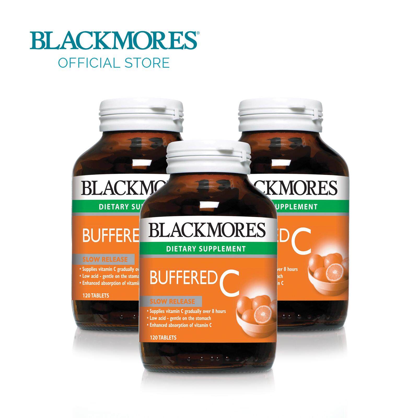 Blackmores Buffered C 120s x 3