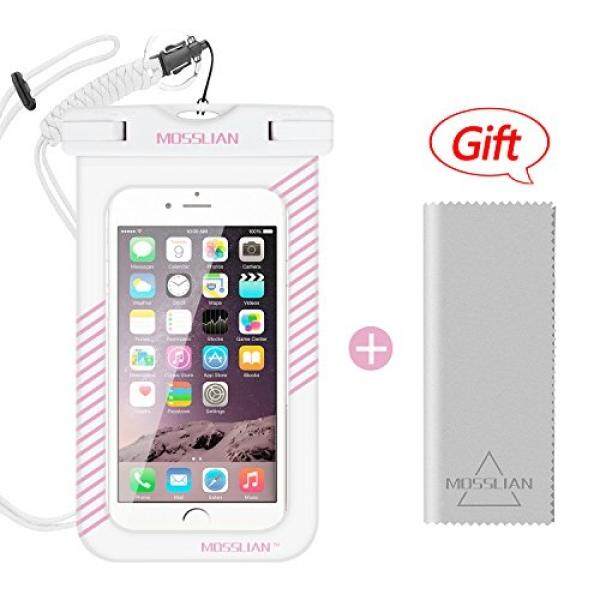 Kasus Anti-Air Oleh Mosslian, Terbaik Notch Kering Tas, Sensitif TPU Layar, IPX8 Bersertifikat, di Bawah Air Sarung Pelindung untuk Kedalaman 100 Kaki untuk iPhone X, 8,7 Plus, 6, samsung Galaksi S7.Devices Sampai 6.0