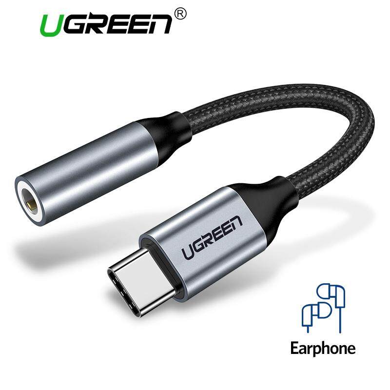 UGREEN type-c to 3.5mm jack earphone cable audio adapter for HUAWEI Mate10 Pro/P20/P20 Pro/P20 RS Porsche Design /honor note 10  Xiaomi Mi 6 / Mi 6X / Mi 8 /MIX 2/  MIX 2S / Mi Note 3 / Xiaomi Black Shark  Smartisan Nut 3/ Pro / Pro