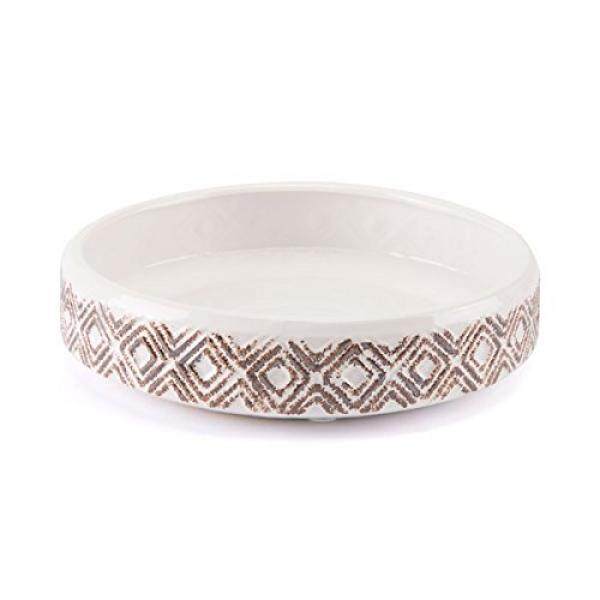 Zuo Toba Bowl, Putih & Coklat-Internasional