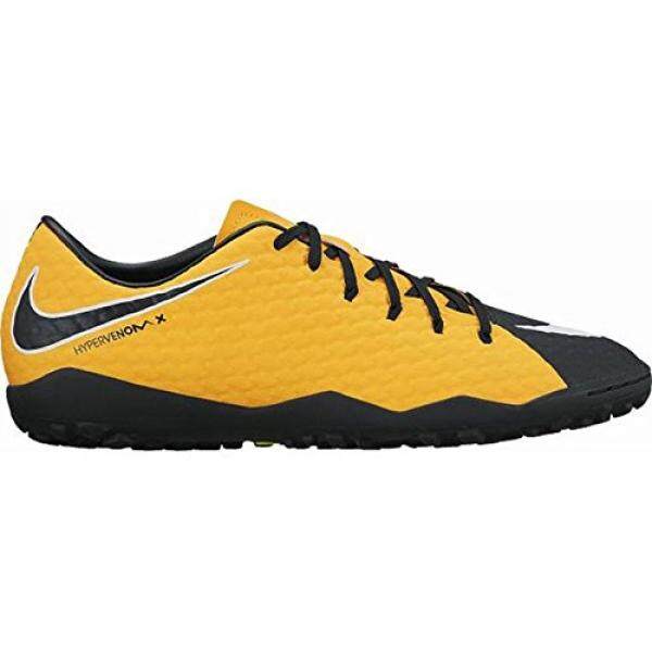 NIKE Pria HYPERVENOM PHELON III TF Turf Sepak Bola Sepatu Laser Oranye-Internasional