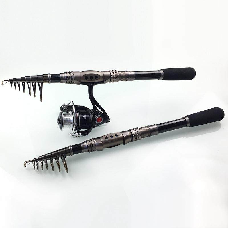 Joran Pancing Rods Tiang Teleskopik Memancing Tiang Batang 1.8 M Ukuran: 2.1 M (6.88Ft) Keberuntungan-G-Internasional