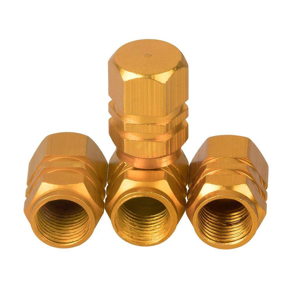4 Pcs/lot Theftproof Aluminium Mobil Roda Ban Katup Tirus Batang Udara Topi Kedap Udara Teluk Kecil-Internasional
