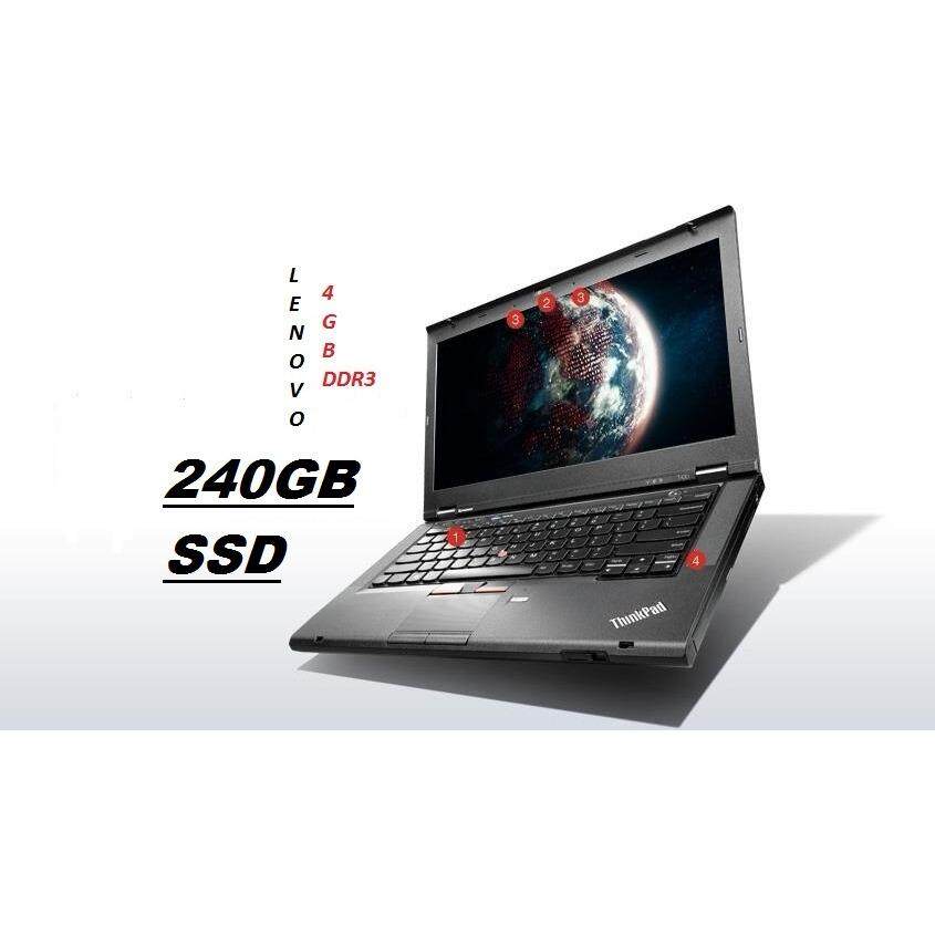 (REFURBISHED) LENOVO THINK PAD T430 INTEL CORE i5 3RD GEN/4GB DDR3/240GB SSD/14 DISPLAY/INTEL HD GRAPHIC/W8 PRO Malaysia