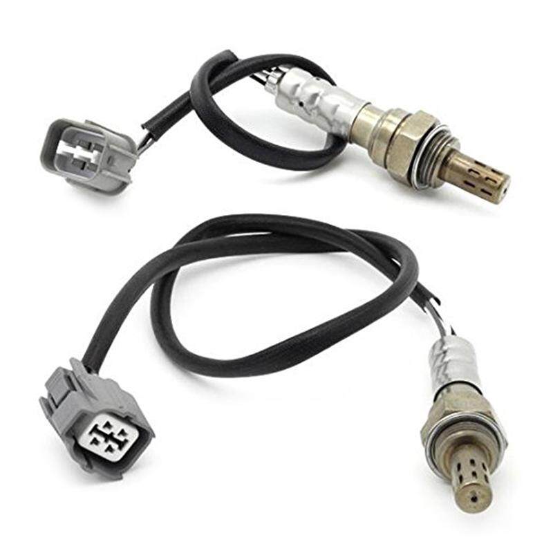 Burstore 2x Hulu & Hilir Oksigen O2 Sensor untuk 2001-2005 Honda Kewarganegaraan ES20058 ES20063-Internasional
