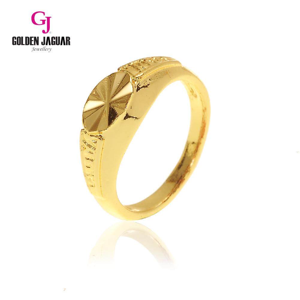 GJ Jewellery Emas Korea 24k - Ring / Cincin Mini Kikir (81601-3)