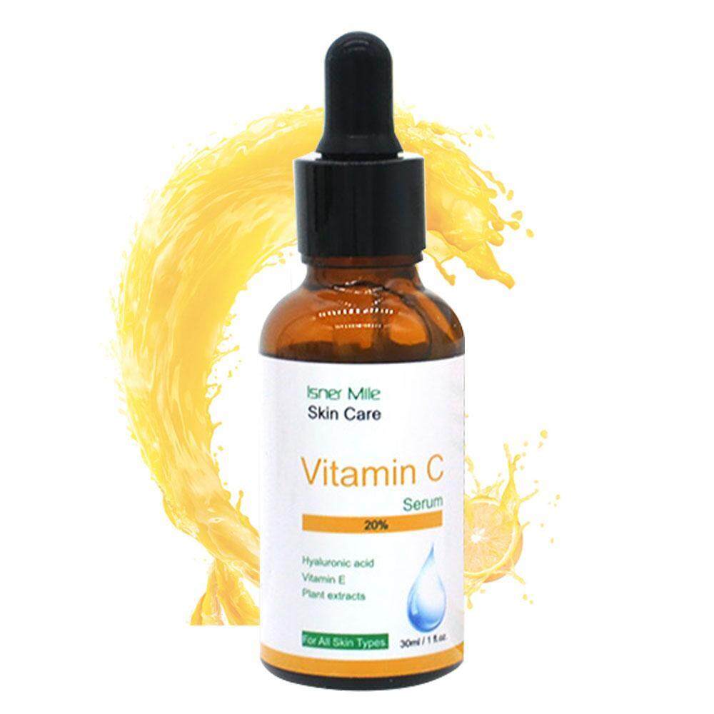 Oanda 30 Ml Truskin Naturals Vitamin C Serum untuk Wajah, anti Penuaan Organik Anti Kerut Topikal Wajah Serum dengan Hyaluronic Acid-Internasional
