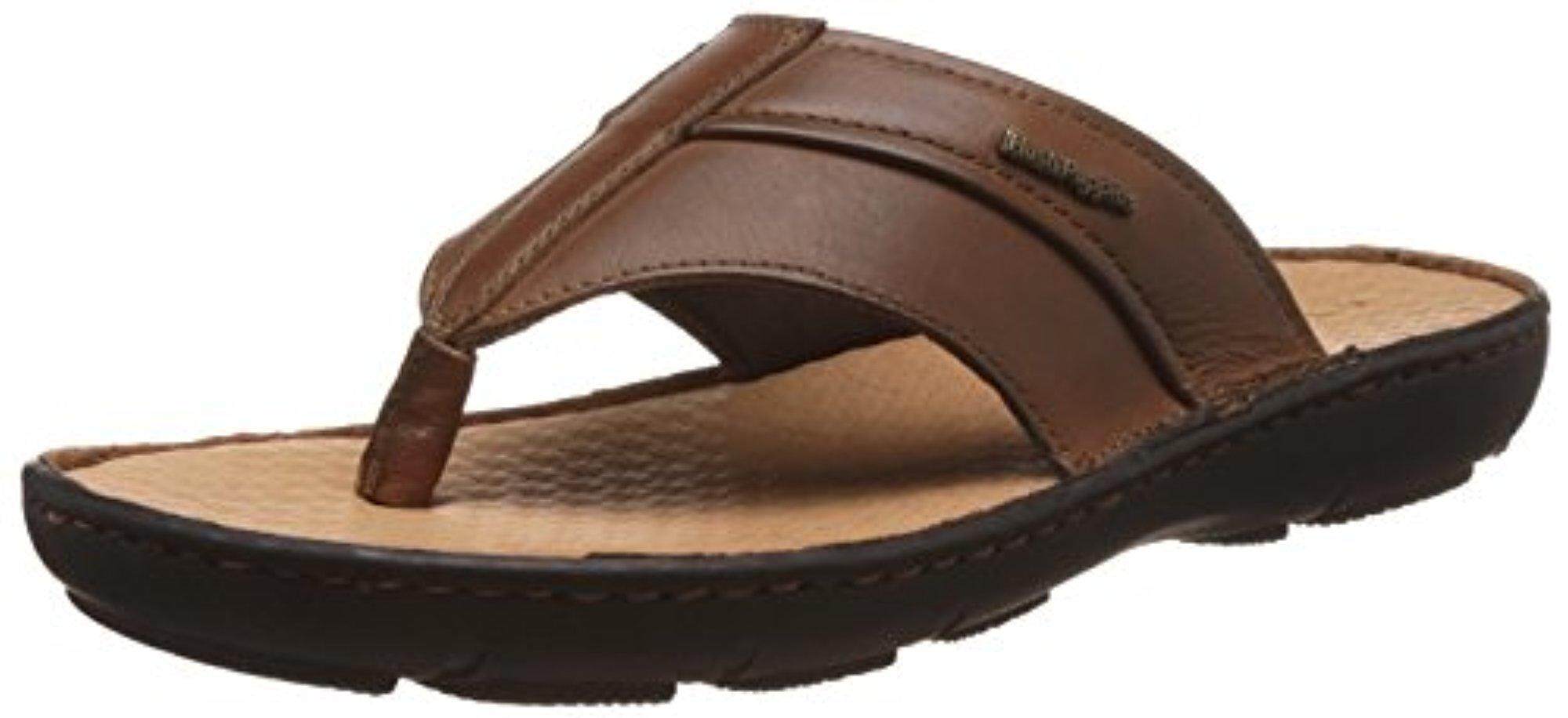 Hush Puppies Men's Track Tan light brown Leather Athletic & Outdoor Sandals - 7 UK/India (41 EU)(8743915) - intl