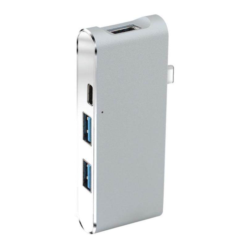 yoggus USB C Hub,KOBWA Type C 3.0 Adapter With USB C Charging Port,3 USB 3.0 Ports SD/Micro Card Reader For MacBook Pro 2017/2016,Google Chromebook 2016 And More USB C Devices