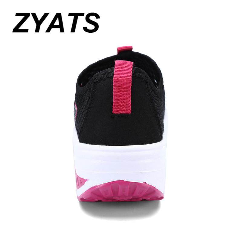 ZYATS 2018 Baru Wanita Tinggi Meningkatkan Sepatu Kasual Swing Wedges Sepatu Bernapas Hot 5 Warna Januari 2019 - 3 ZYATS 2018 Baru Wanita Tinggi Meningkatkan Sepatu Kasual Swing Wedges Sepatu Bernapas Hot 5 Warna - 3