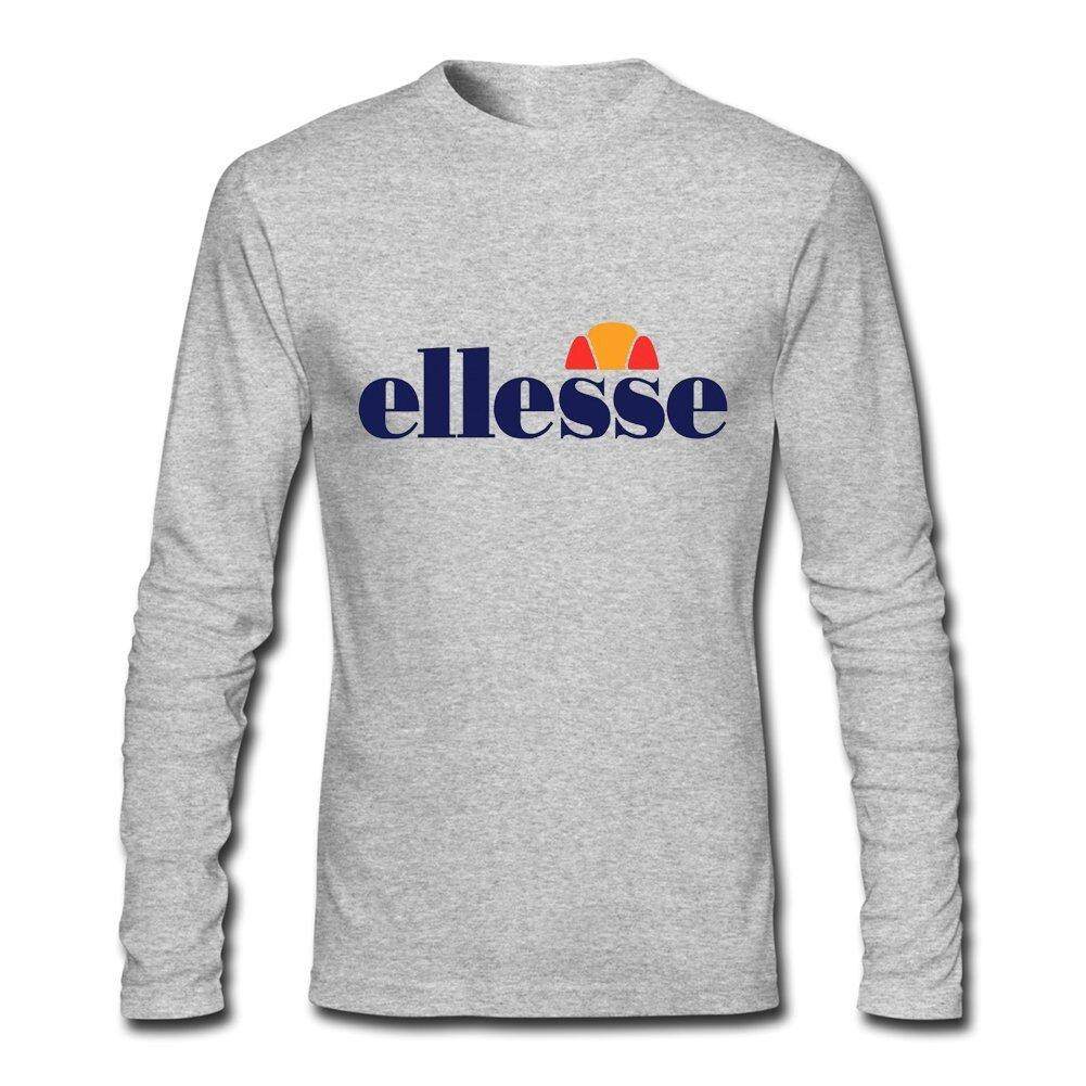 Ellesse Logo For 2016 Mens Printed Long Sleeve tops t shirts - intl