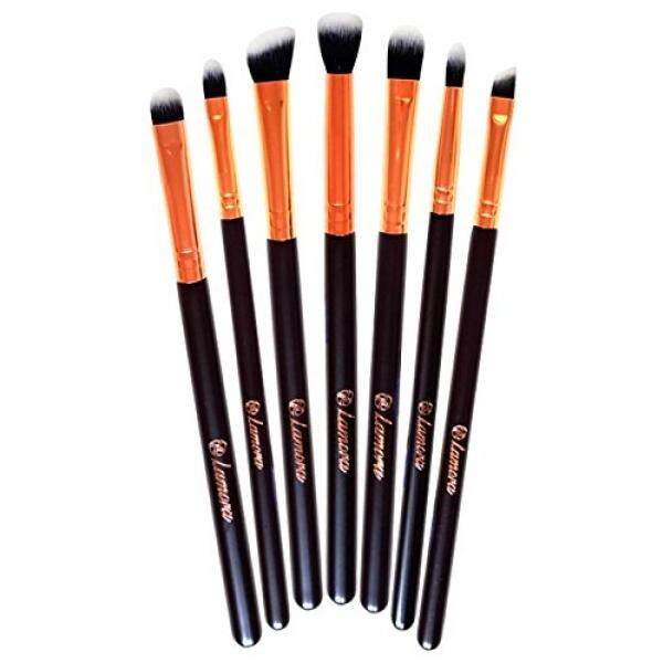 Makeup Eye Brush Set - Eyeshadow Eyeliner Blending Crease Kit - Best Choice 7 Essential Makeup Brushes - Pencil, Shader, Tapered, Definer, Last Longer, Apply Better Makeup & Make You Look Flawless - intl