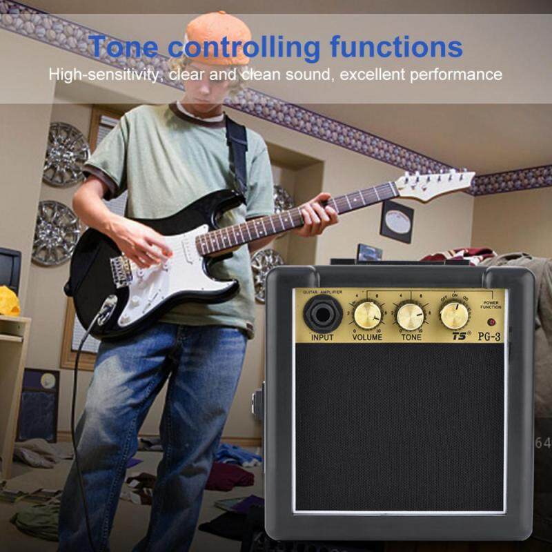 High Sensitivity 3W Electric Guitar Amplifier Speaker Volume Tone Control Accessory Malaysia