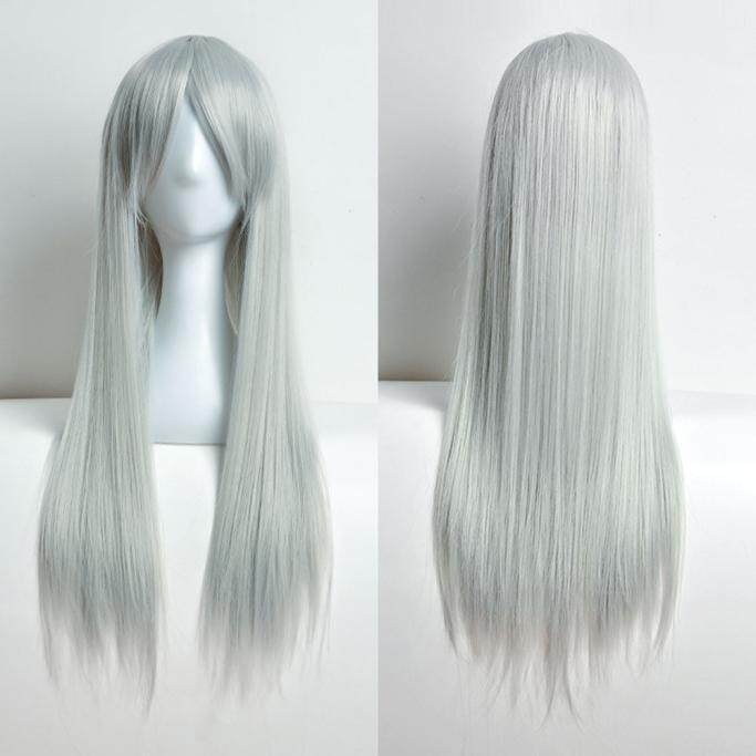 Jual Seksi Modis 80 Cm Teguran Panjang Lurus Teguran Cosplay Pesta Kostum Rambut A2 A3 Rowellshop-Internasional