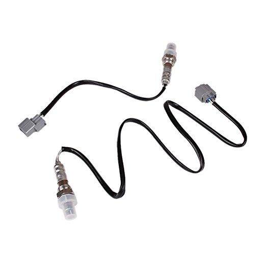 Hulu & Hilir Oksigen O2 Sensor Set untuk 01-05 Honda Kewarganegaraan 1.7L D17A7 Paket: 2 Pcs