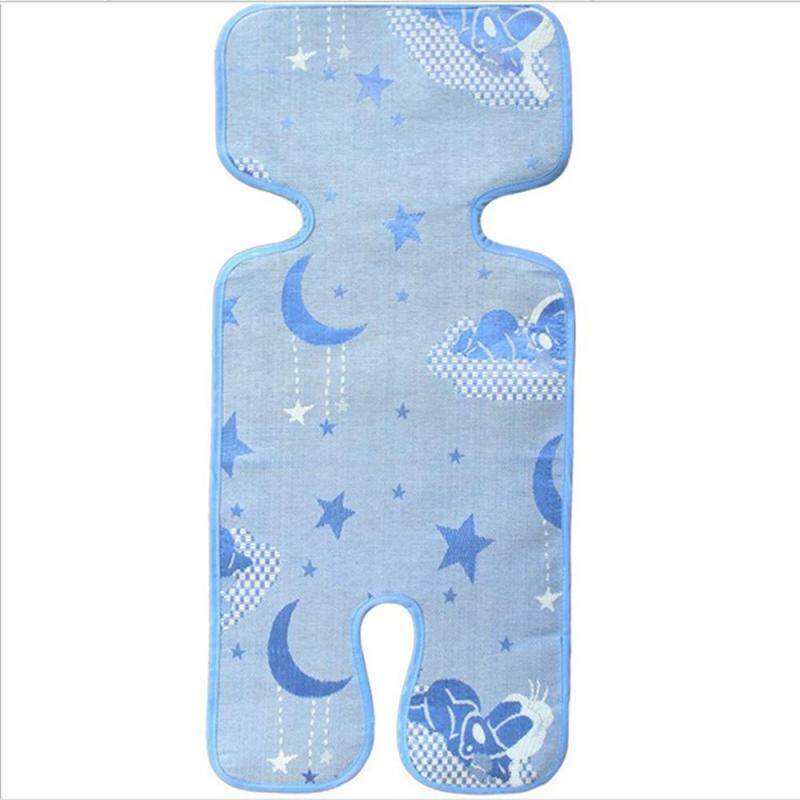 MagicWorldmall Baby Carrier Stroller Mat Baby Chair Mat Soft Surface : Ice Silk Fiber 74*34cm for Baby Carriage Keep Cool - intl Singapore
