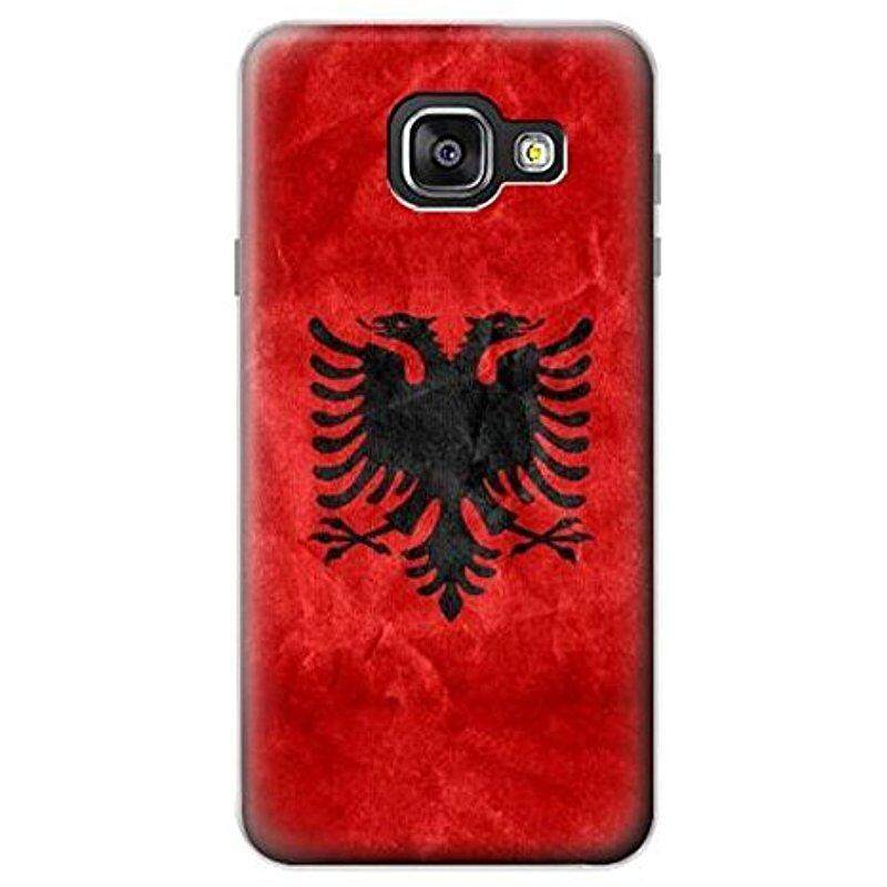 Baru R2982 Malaysia Sepak Bola Sepak Bola Bendera Merah Case Sarung untuk Samsung Galaksi A3 (2016)-Internasional