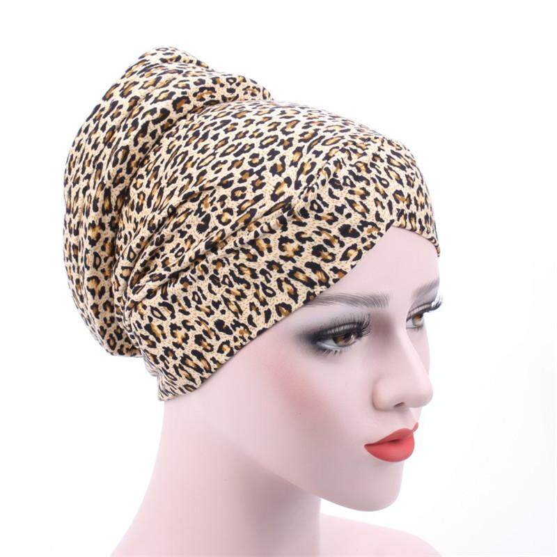 Brisky Woman Muslim Stretch Turban Hat Cap Head Wrap Scarf Chemotherapy Hijab Inner Cap