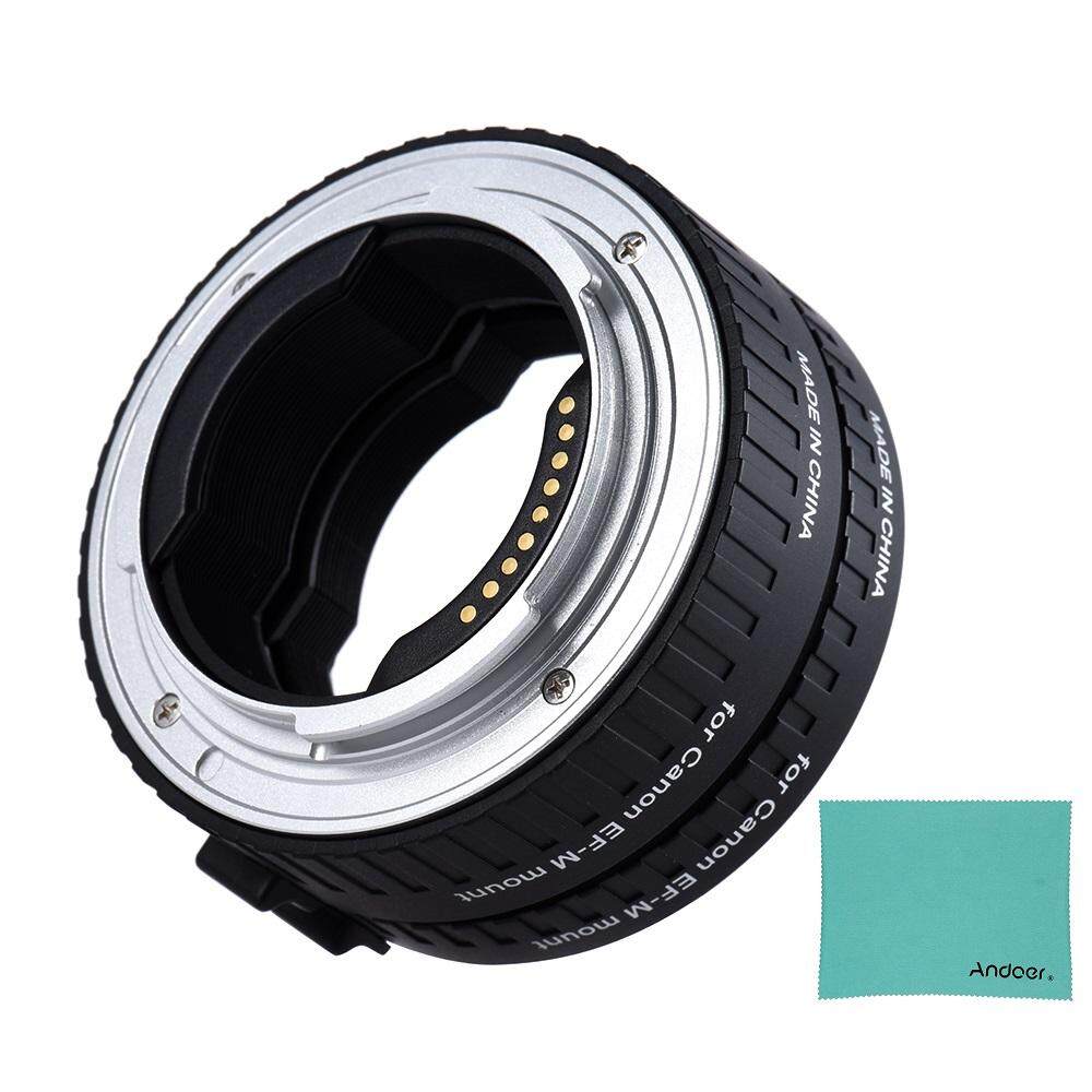 Viltrox DG-EOS M Automatic Extension Tube 10mm and 16mm Auto Focus for Canon EF-M Mount Series Mirrorless Camera and Lens