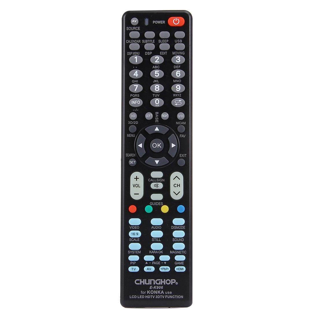 CHUNGHOP E-K906 Universal Remote Controller For KONKA LED TV / LCD TV / HDTV / 3DTV - intl