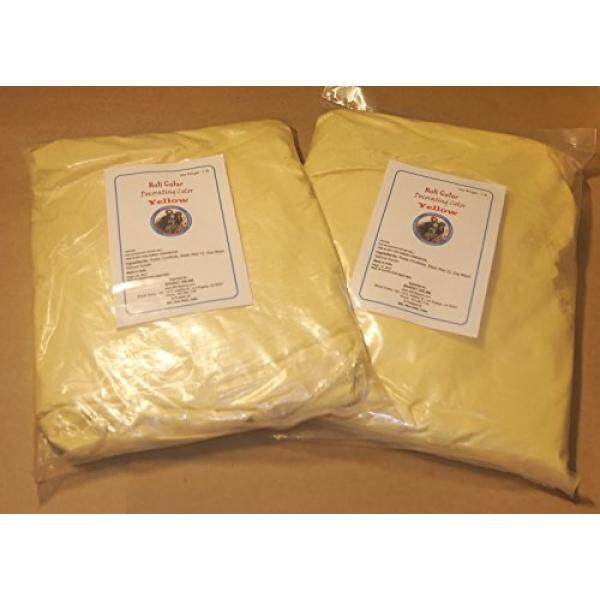 Warna Holi-2 Lbs Bharat Online Merek Kuning. Kapal Hari Yang Sama dari Los Angeles.-Internasional