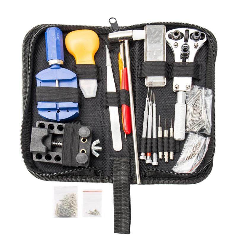 147 Pcs Watch Repair Tool Kit Watchmaker Back Case Opener Battery Cover Remover Malaysia