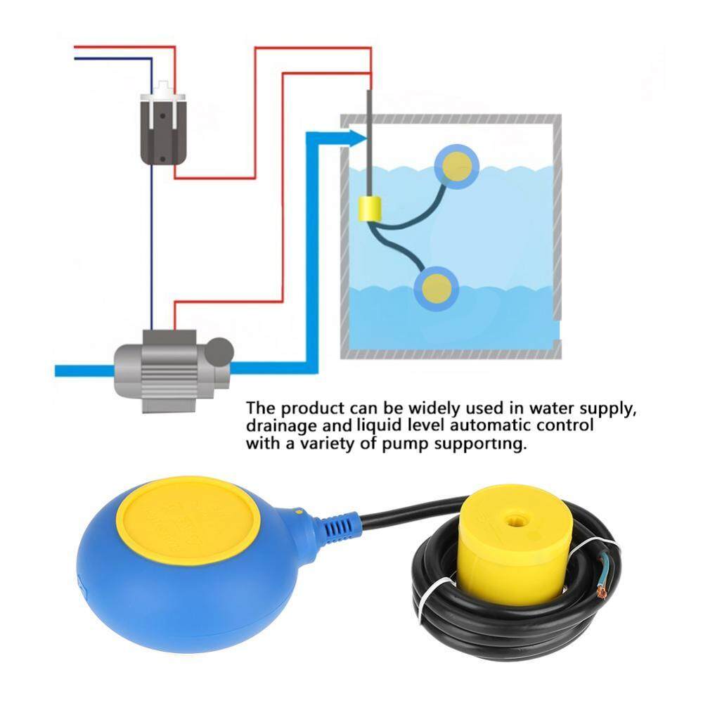 1 PC Saklar Apung Tingkat Cairan Air Controller Sensor Kontaktor 220 V 16A 2 M/78.7 Inch