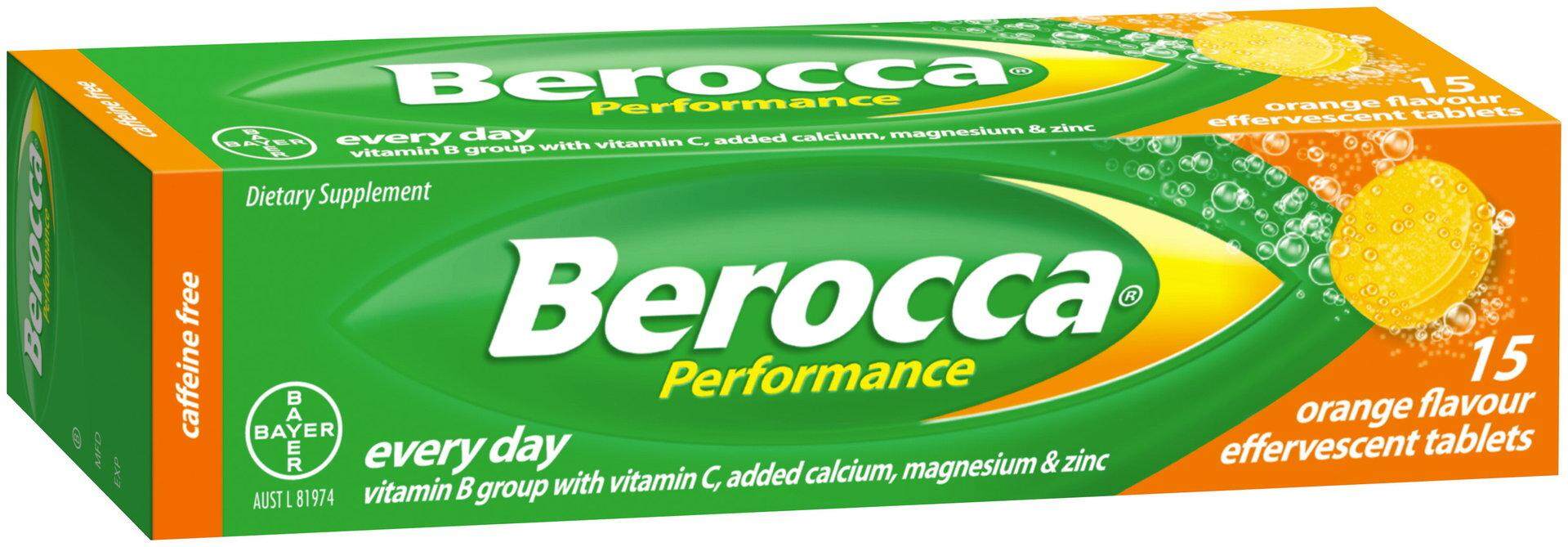 Berocca Effervescent Orange 15's [ Ready Stock ]