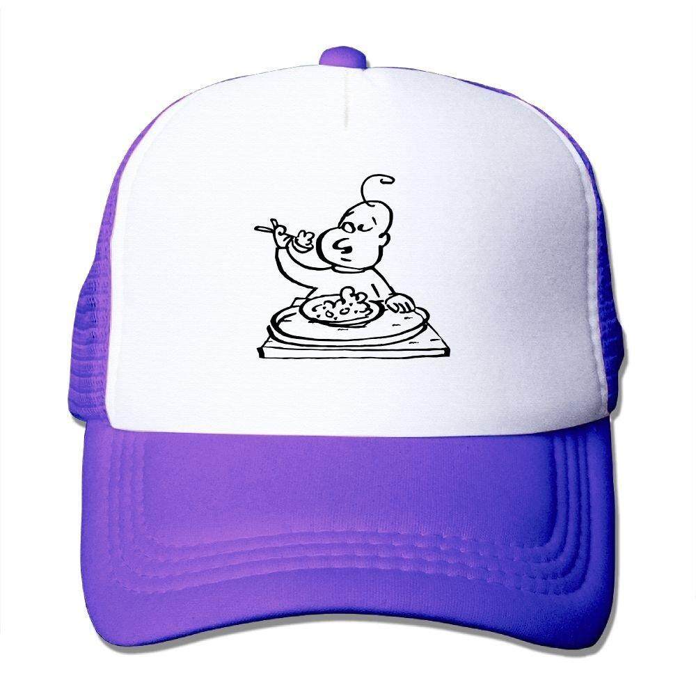 NONGFU Polite Baby Eating Very correctly At Table Big Foam Snapback Hats Mesh Back Adjustable Cap - intl