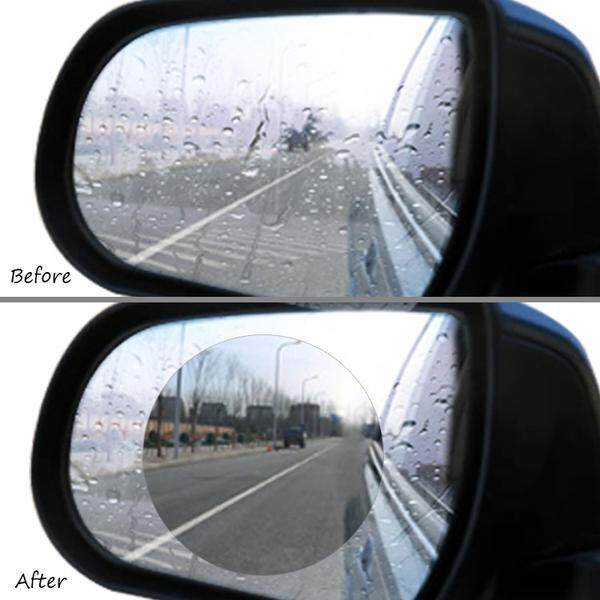 2 Pcs 100mm x 150mm Side Mirror Glass Film Rainproof Car Rearview Car Anti Water Film Protective Film Anti-fog Anti-scratch Rain