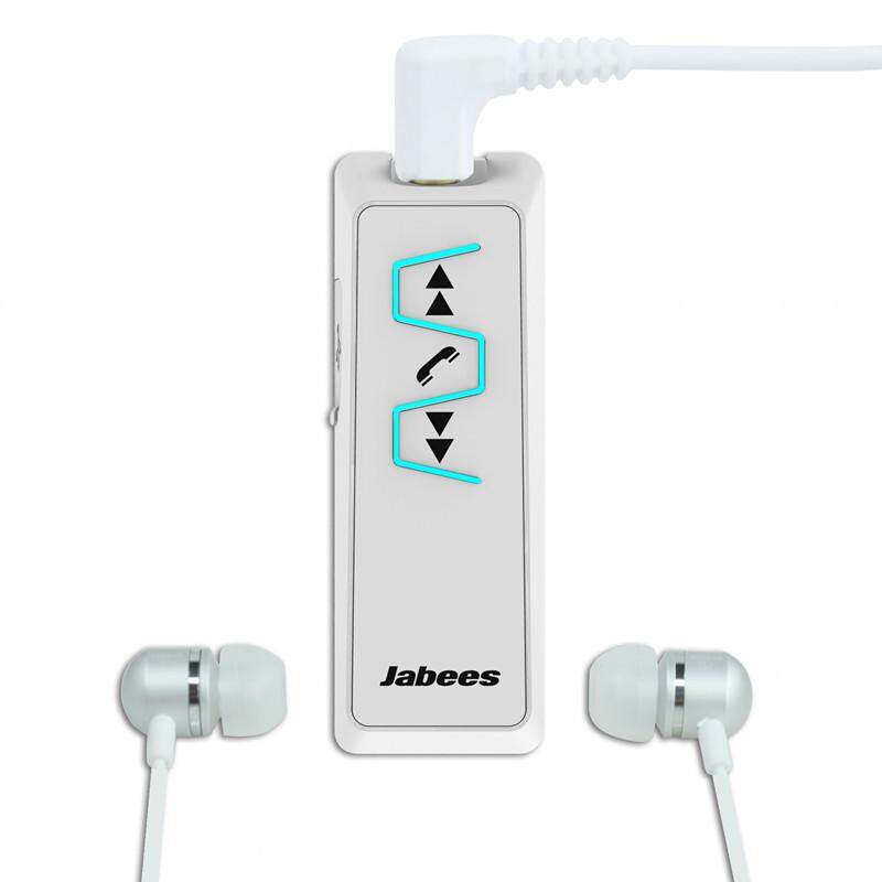 Original Jabees IS901 Bluetooth Headset Stereo Collar Clip Bluetooth Earphone Receiver Wireless Headphones Earphone Music Player - intl