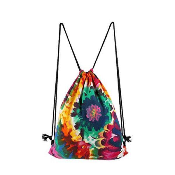 Ransel Kolor, Serut Ransel Olahraga untuk Gadis, Ringan Kapas Bunga Pelatihan At Zalora Now!!, Perlengkapan Perjalanan, Tas Olahraga, al-Merah-Intl