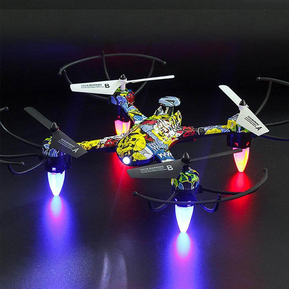 Wonderful Toy 4 Channel RC Drone Mini Headless Mode 2.4G 6-Axis Real-time Transmission Gyro Helicopter Graffiti color Wonderful Toy 4 Channel RC Drone Mini Headless Mode 2.4G 6-Axis Real-time Transmission Gyro Helicopter Graffiti color