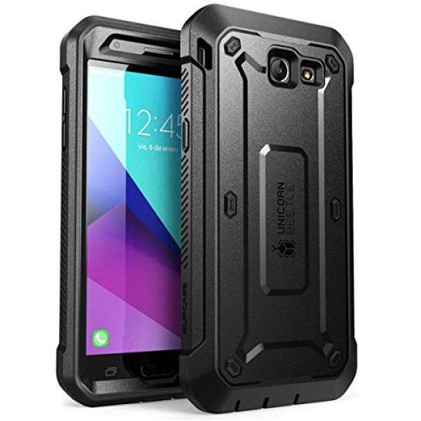 Samsung Galaksi J7 2017 Case, sup Case Unicorn Beetle Pro Seri Penuh-Badan Kasar Sarung Case dengan Dibangun Di-Dalam Layar Pelindung untuk Galaksi J7 2017 /J7 V/J7 Langit Pro/J7 Perx/J7V 2017/J7 Prime (Hitam/Hitam) -Internasional