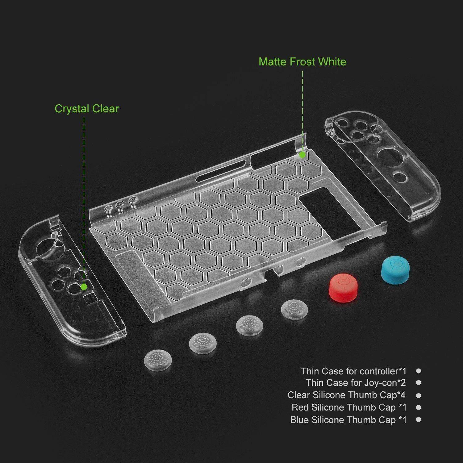 Keten 9pcs/set Anti Scratch Dockable Silicone Cover Skin Case For Nintendo Switch And Joy-Con Controller August 2018 - 2 Keten 9pcs/set Anti Scratch Dockable Silicone Cover Skin Case for Nintendo Switch and Joy-Con Controller - 2
