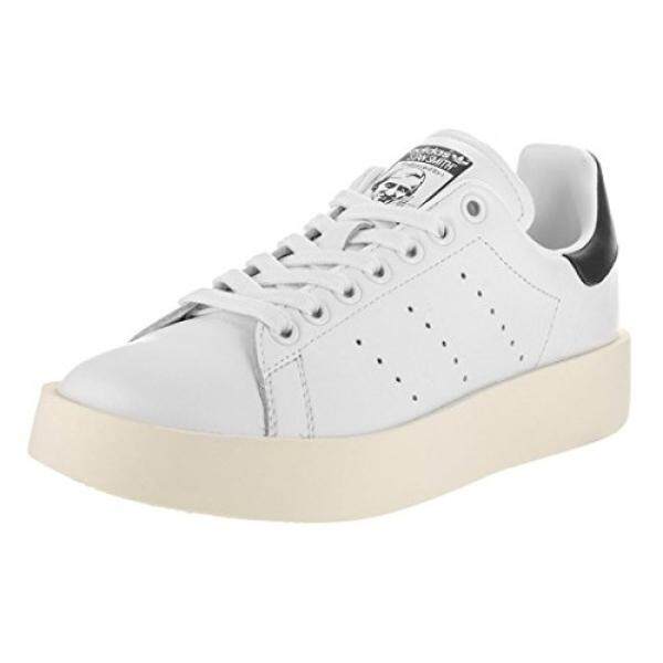 Adidas Wanita Stan Smith Berani dengan Kombinasi Warna Hitam/Putih/Angkatan Laut Sepatu Kasual-Internasional