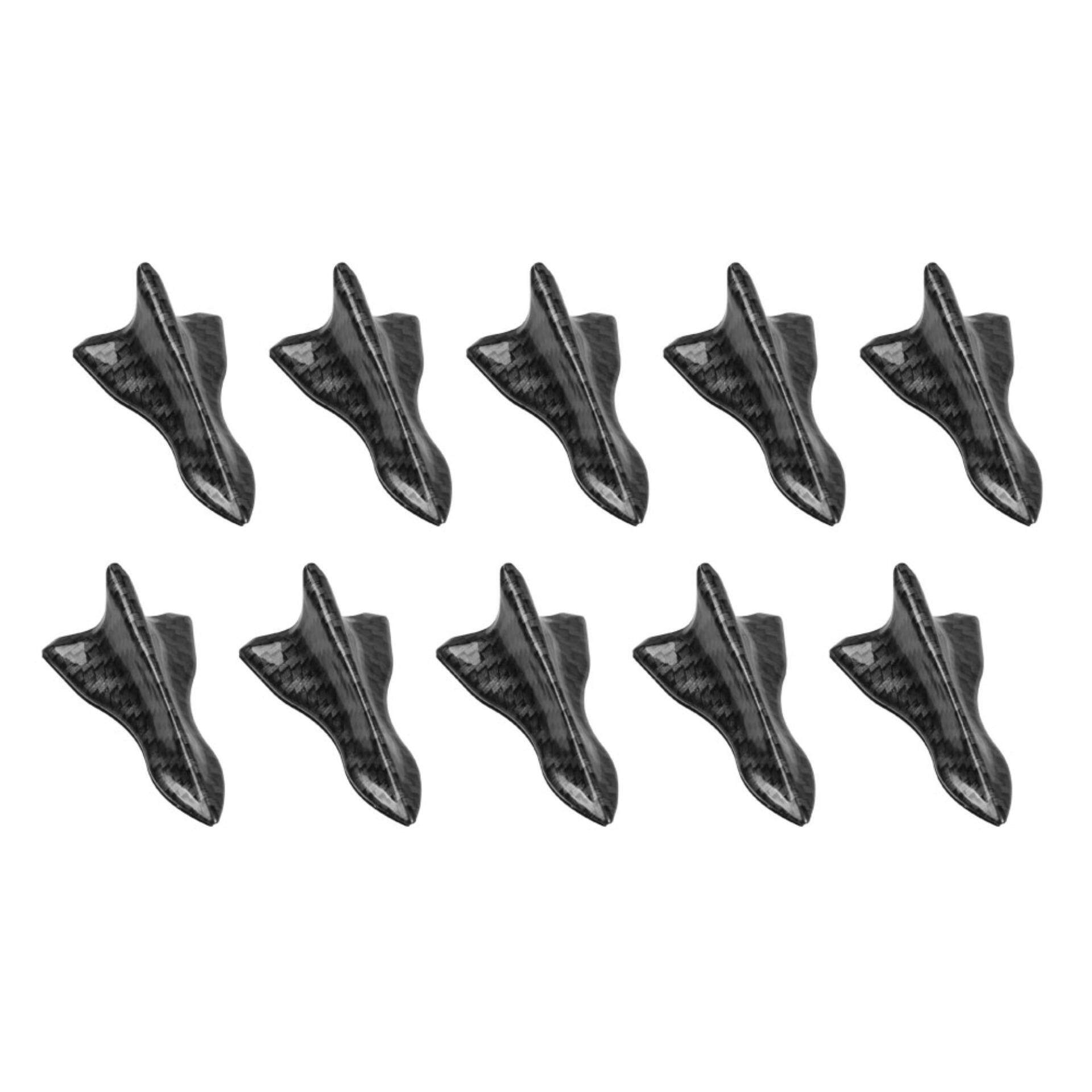 Windshield Roof Spoiler Bumper Shark Fin Diffuser Vortex Generator Pointed End Style For volkswagen BMW Audi