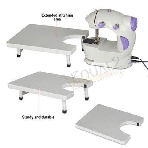 Detail Gambar Mini Dual Speed Portable Sewing Machine + Sewing Expansion Board Mesin Jahit Terbaru