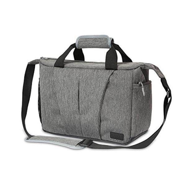 Tas Kamera DSLR Laptop Kurir Tas-BUBM Kasus Kamera Digital Memasukkan Bahu Tas untuk Nikon, Canon, sony, Anti-Air dan Tugas Berat Laptop untuk iPad, Tablet (Desain Baru 2018), 2 Tahun Garansi-Internasional