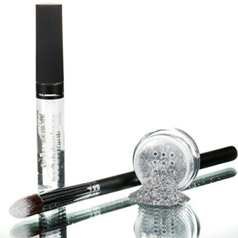 Buy Razzle Dazzle Silver Cosmetic Grade Loose Glitter Makeup Kit with Brush and Glue, Extra Fine, Safe for Eyes, Face, Skin, All Over Body, Paraben Free, Gluten Free, Cruelty Free, Made in USA - intl Singapore