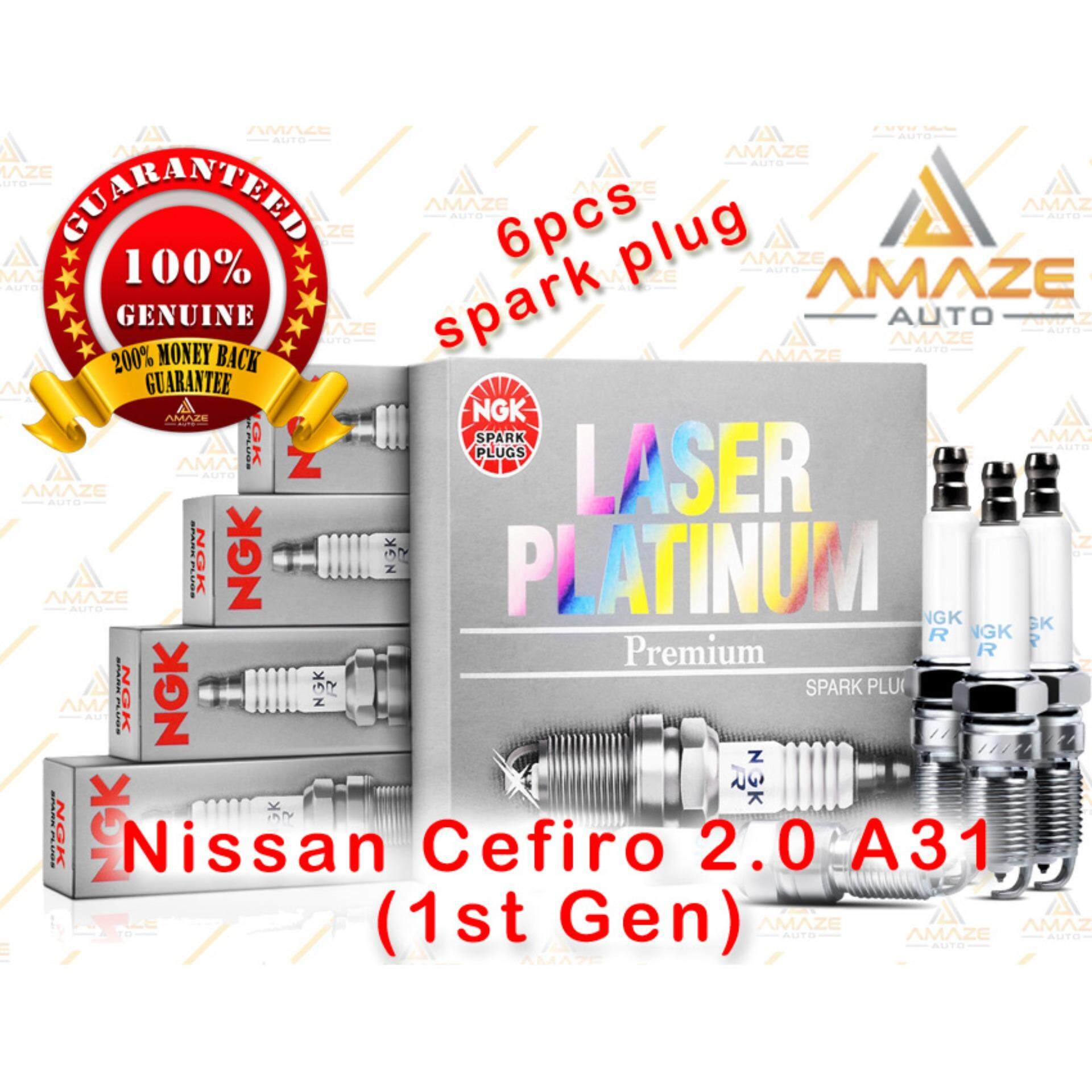 NGK Laser Platinum Spark Plug for Nissan Cefiro 2.0 A31 (1st Gen)