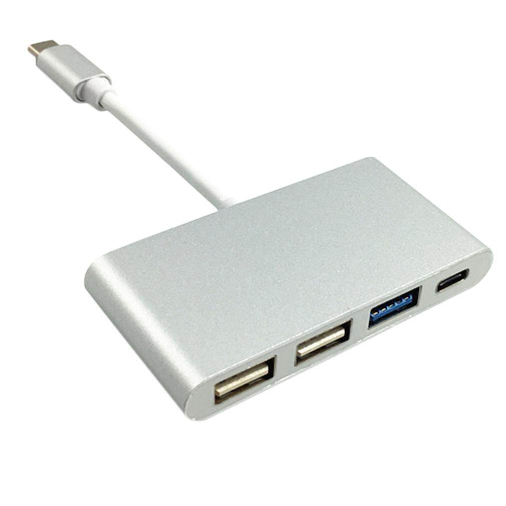 Portabel YANG BAGUS USB-C/Tipe C USB 3.1 untuk USB Tipe C & 3-Port USB 3.0 HUB Adaptor -Internasional