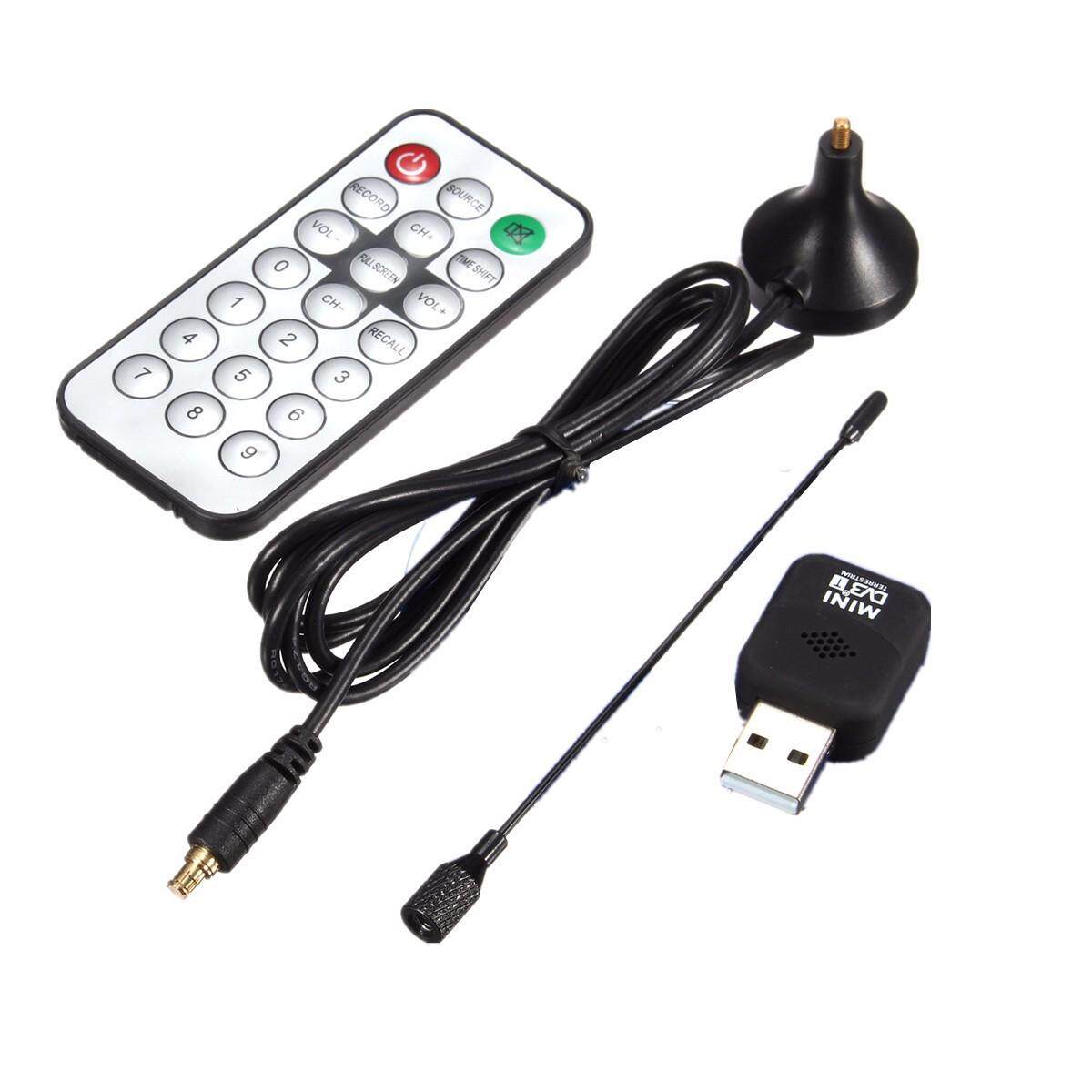 DVB-T Mini USB2.0 Digital TV HDTV Stick Tuner Recorder Receiver Remote Control - intl