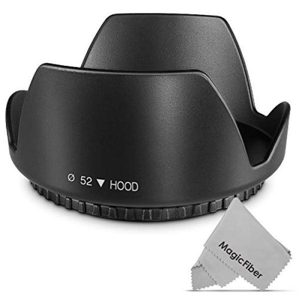 52 Mm Tulip Bunga Lensa Tudung untuk Nikon AF-S 18-55 Mm, 55-200 Mm F/4-5.6G ED VR II, 50 Mm F/1.8D, 35 Mm F/1.8G, Pentax 18-55 Mm dan Pilih Canon, Sony, sigma dan Tamron Lensa-Internasional