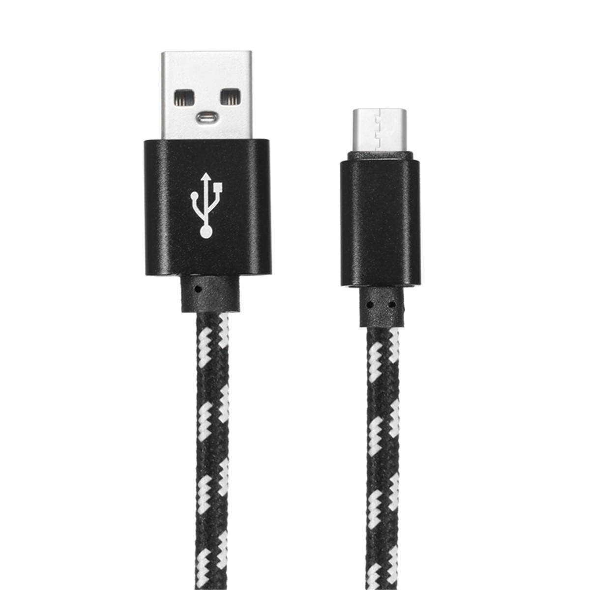 Baru Tenunan Nilon USB Tipe-C Cepat Pengisian Kabel Data untuk Samsung Xiaomi Huawei-Intl