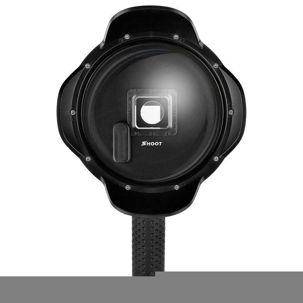 Womdee Shoot 2.0 Version, Outtek 6'' Inch Diving Underwater Lens Hood Dome Port Cover For Gopro Hero 3/4 Diving Camera Underwater Photography – Black