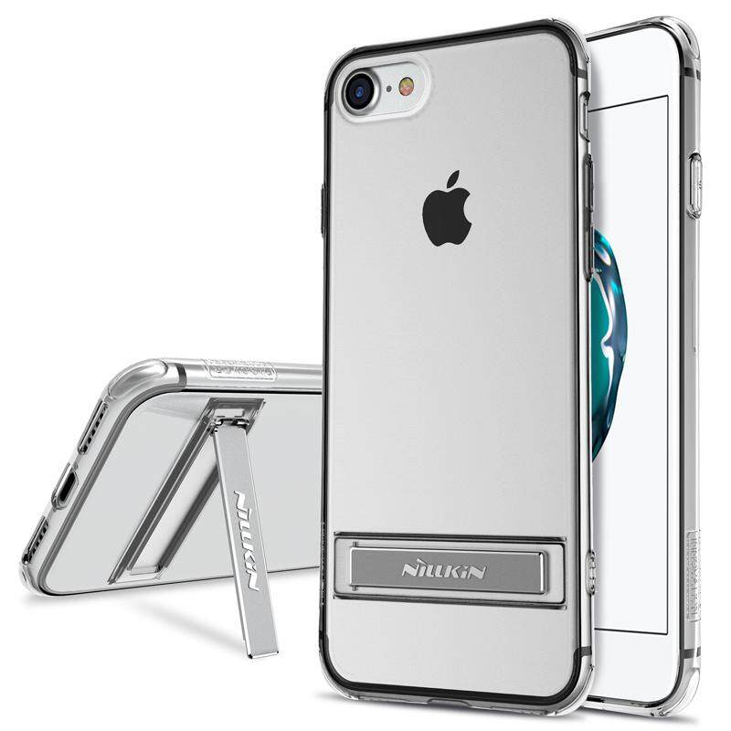NILLKIN Yg Tahan Pukulan Case untuk iPhone 8 PLUS Transparan Stan Warna-warni Penutup Case Case Dudukan Pelindung (5.5 Inch)-Intl